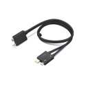 Lenovo 4X91K16970 kabel Thunderbolt 0,7 m 40 Gbit/s Czarny