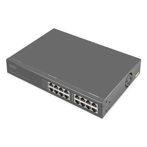 Digitus Injektor 8-portowy Gigabit Ethernet PoE+, 802.3bt, 250 W