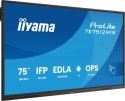 Monitor IIYAMA 189.3cm(75") TE7512MIS-B4AG 16:9 M-Touch HDMI+2xUSB-C