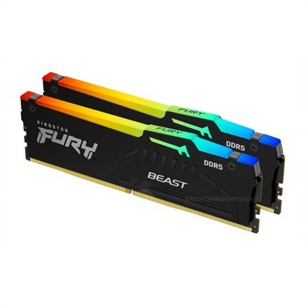Kingston Technology FURY Beast RGB moduł pamięci 32 GB 2 x 16 GB DDR5 5200 MT/s