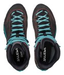 Salewa MTN Trainer Mid GTX Damski Dorosły Czarny, Niebieski