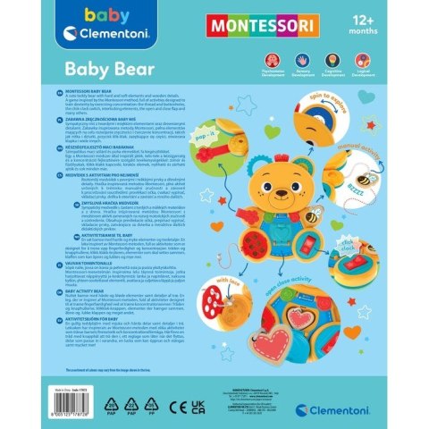 Clementoni Zabawka edukacyjna EDU Miś Montessori