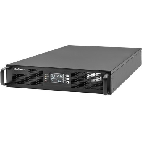 Zasilacz awaryjny UPS do RACK 2.4kVA, 2400W, Power Factor 1.0, LCD, EPO, USB, On-line