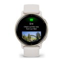 Garmin Vivoactive 5 3,05 cm (1.2") AMOLED 42 mm Cyfrowy 390 x 390 px Ekran dotykowy Biały Wi-Fi GPS