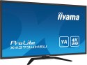 Iiyama ProLite X4373UHSU-B1 monitor komputerowy 108 cm (42.5") 3840 x 2160 px 4K Ultra HD Czarny