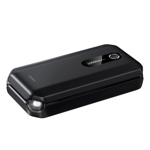 Baseus powerbank Power Starter Jump Starter urządzenie rozruchowe booster 10000mAh 12V (1000A / 500A) + kable krokodylki czarny 