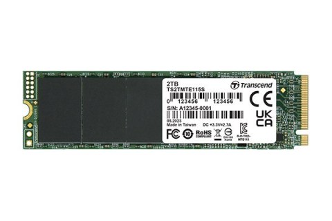 Dysk SSD PCIe Gen4 M.2 2TB TS2TMTE115S TRANSCEND