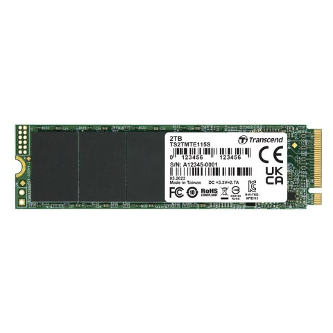Dysk SSD PCIe Gen4 M.2 2TB TS2TMTE115S TRANSCEND