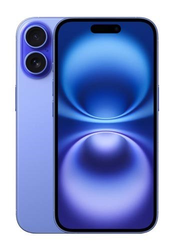 Apple iPhone 16 15,5 cm (6.1") Dual SIM iOS 18 5G USB Type-C 128 GB Niebieski