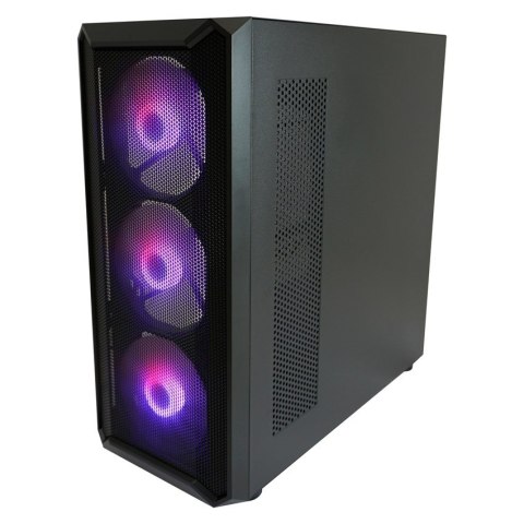 LC-Power Gaming 804B - Midi Tower - obudowa PC - ATX - micro ATX - Mini-ITX - Metal - Plastik - Szkło hartowane - 16 cm