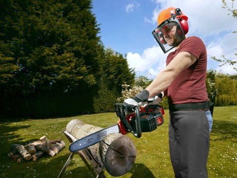 Black & Decker GKC3630L20 piła łańcuchowa Czarny, Pomarańczowy