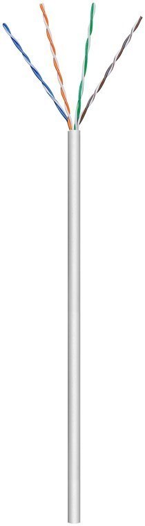Goobay 95410 kabel sieciowy Szary 305 m Cat5e U/UTP (UTP)