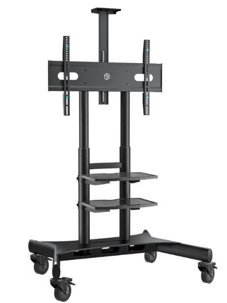 Mobilny stojak do TV 50"-86" do 90 kg ONKRON TS1881 Czarny