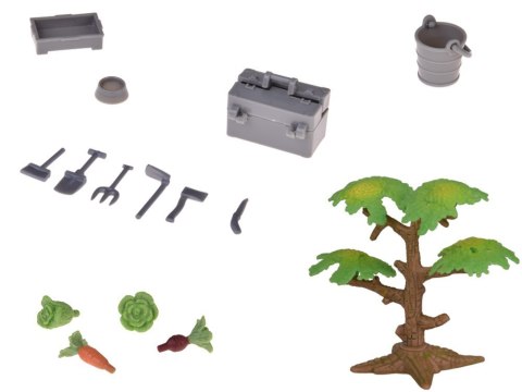 SERIA ZWIERZĘTA FARMA Stodoła z drogą + traktor, figurki i akcesoria ZA5687