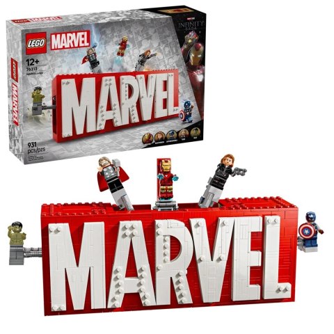 LEGO MARVEL 76313 Logo MARVEL z minifigurkami