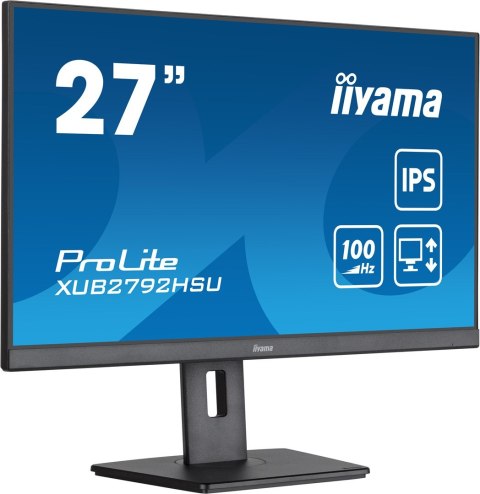 Monitor iiyama XUB2792HSU-B6 27IN FHD IPS BUSI/1920X1080 100HZ 0.4MS 250CD