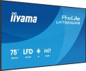 Płaski ekran iiyama LH7564UHS-B1AG 75 IN LCD UHD - 190.5 cm