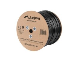 Lanberg LCF5-21CU-0305-BK kabel sieciowy 305 m Cat5e F/UTP (FTP) Czarny