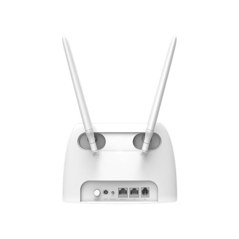 Tenda N300 router bezprzewodowy Fast Ethernet Jedna częstotliwości (2,4 GHz) 4G Biały
