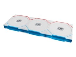 Wentylator Lian Li UNI FAN TL, ARGB, PWM, 3-pak - odwrotne ostrze, 120mm, biały