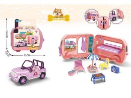 Auto z przyczepą play pocket 22x12x16,5cm