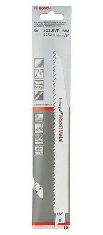 Bosch 2 608 657 610 wyrzynarka, piła wyrzynarkowa oraz ostrze do piły tarczowej Brzeszczot do piły Bimetaliczny 1 szt.