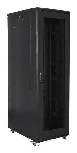 LANBERG SZAFA STOJĄCA RACK 19" 42U 800X1000 CZARNA drzwi perforowane