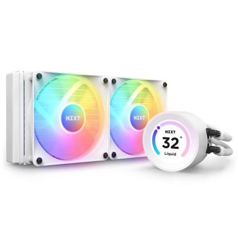 NZXT Kraken Elite 240 RGB Procesor Chłodnica cieczy all-in-one 12 cm Biały 1 szt.