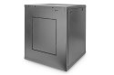 Szafa sieciowa wisząca DYNAmic 19" 16U rack 600x600, drzwi szyba, czarny, niedzielona, złożona, 60kg