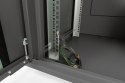 Szafa sieciowa wisząca DYNAmic 19" 16U rack 600x600, drzwi szyba, czarny, niedzielona, złożona, 60kg