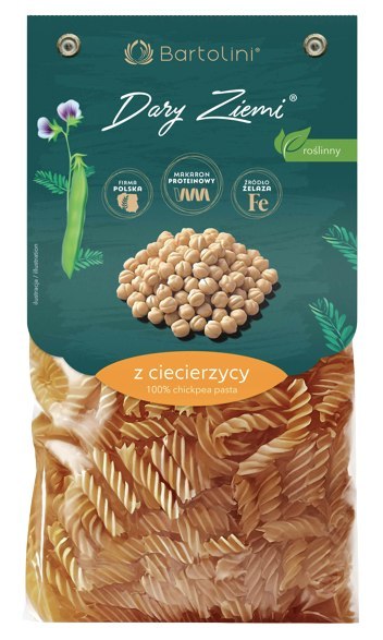 BARTOLINI Makaron z ciecierzycy świderek nr 2 250g