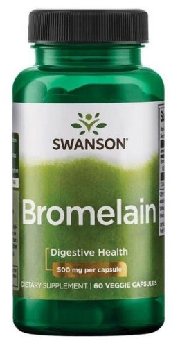 SWANSON Bromelina 500mg, 60vcaps.