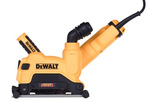 SZLIFIERKA KĄTOWA DEWALT DWE46107 + OSŁONA PRZECIWPYŁOWA 1400W 125MM