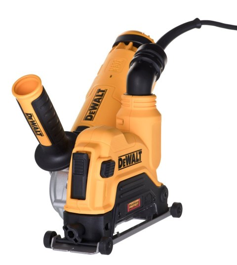 SZLIFIERKA KĄTOWA DEWALT DWE46107 + OSŁONA PRZECIWPYŁOWA 1400W 125MM