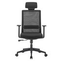 ERGO OFFICE FOTEL BIUROWY ERGONOMICZNY PREMIUM ER-425 Z WYSOKIM OPARCIEM MAX 150KG