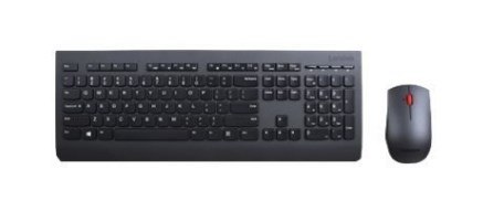 Lenovo Professional Wireless Keyboard and Mouse Combo - Niemiecki - Pełny rozmiar (100%) - Bezprzewodowy - RF Wireless - QWERTZ 