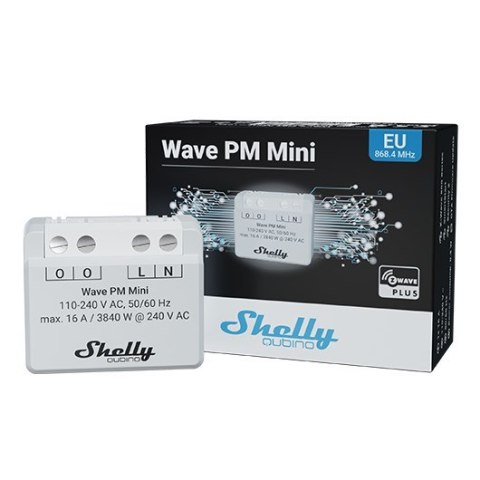 Shelly Shelly Qubino Wave PM Mini przełącznik Szary