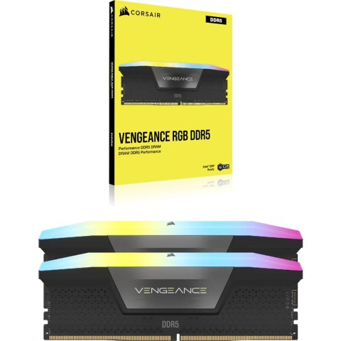 Corsair Vengeance RGB CMH64GX5M2B6400C32 moduł pamięci 64 GB 2 x 32 GB DDR5 6400 MHz