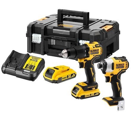 Zestaw Combo DeWalt 18V DCD709+DCF809 2x2,0Ah DCK2062D2T