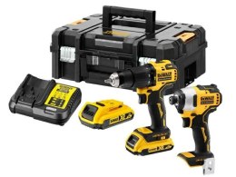 Zestaw Combo DeWalt 18V DCD709+DCF809 2x2,0Ah DCK2062D2T