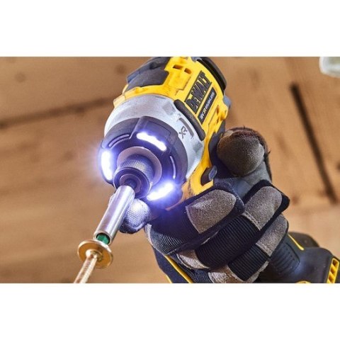 DeWALT DCF860NT-XJ wkrętak zasilany/zakrętark udarowy 3800 RPM Czarny, Żółty