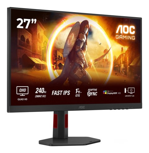 Monitor AOC 68,6cm (27") Q27G4ZR 16:09 2xHDMI+DP/czerwony