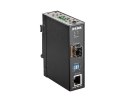 Przemysłowy konwerter mediów SFP/SFP - 1G Ethernet