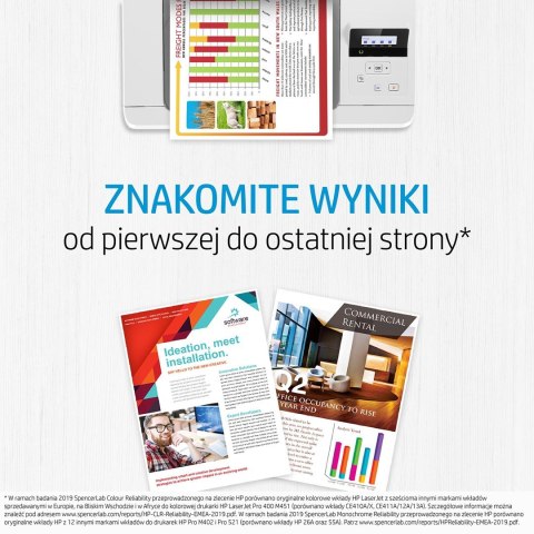 HP 312X zestaw 2 oryginalnych, wysokowydajnych wkładów laserowych czarnych