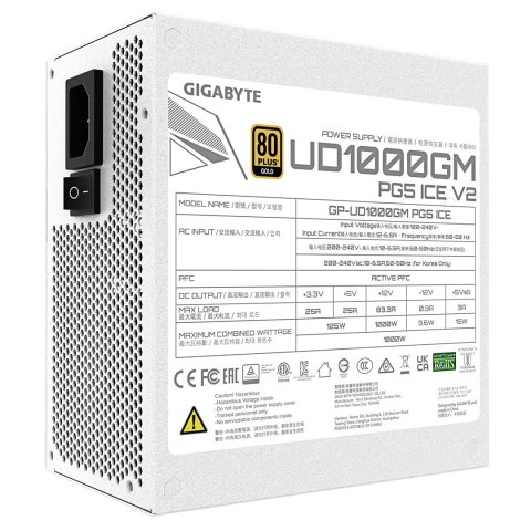 Zasilacz Gigabyte UD1000GM 1000W PG5 ICE