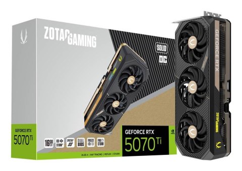 Zotac GAMING GeForce RTX 5070 Ti SOLID OC NVIDIA 16 GB GDDR7