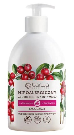 Hipoalergiczny żel do higieny intymnej żurawina 500ml BARWA