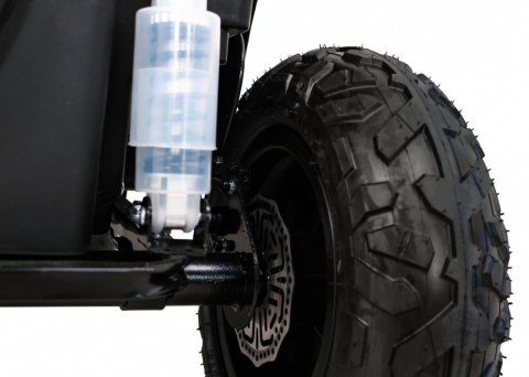 Buggy ATV Strong Racing dla 2 dzieci Złoty + Silnik bezszczotkowy + Pompowane koła + Audio LED