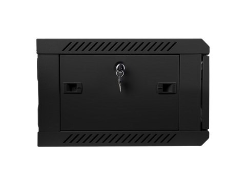 Szafa jednosekcyjna Lanberg WF01-6404-10B (4U; 280mm / 600mm / 450 mm; wisząca; Szklane; 19''; kolor czarny)